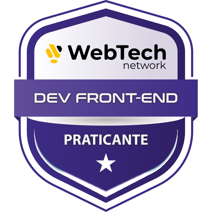 Desenvolvimento Front-End — Praticante